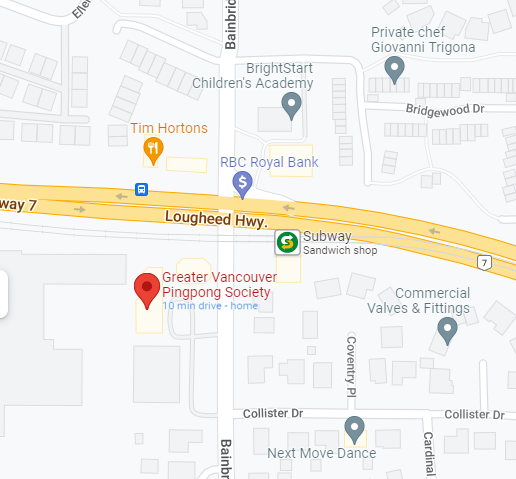 Club location map